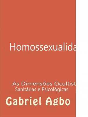 cover image of Homossexualidade